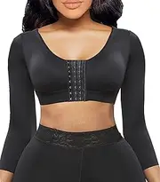 Post Op Arm Compression Sleeve Lipo Front Closure Faja Post Surgery Bra Shapewear Garments Surgical Back Fat Support Shaper