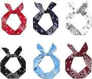ONEYE Wire Headbands for Women Twist Bow Hairbands Fashion Bunny Ears Headwraps Hair Accessories for Sports