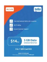 $14/Month - 5GB Data + Unlimited Minutes & Texts | Mobile Prepaid Phone Plan ...