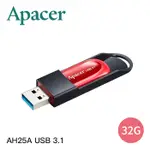 【APACER 宇瞻】AH25A USB 3.1飛梭碟-32GB