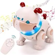 KaeKid Baby Smart Toy for 1 2 3 Year Old, Remote Control/Touch Function/Record, Electronic Dog Pets Toy with Lights & Music, Gifts for Boy Girl 18 Months+, Ideal for Crawling and Learning Motor Skill