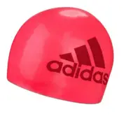 Adidas Big Logo Swim Cap Swimming Cap Pool Hat Red Head-wear Run Beach AJ8654