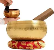 Yoga Energy Healing Bowl - Yoga Meditation Singing Bowl, Deep Resonance Zen Bowl | Spiritual Balance Singing Bowl with Rich Tones for Mindfulness Relaxation Chakra Energy and Wellness Practices