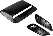 Car Air Flow Intake Hood Scoop Vent Bonnet Decor Cover Center Side Air Outlet Hood Auto Exterior Parts Universal B