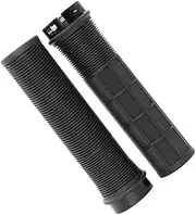 WHAMVOX 1Pair Slip Bike Handlebar Grips Comfortable Double Lock Cycle Handle Covers for Mountain Bikes Black Durable Ergonomic and Wear Resistant Design