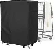 Falezern Rollaway Bed Storage Cover, 33 in Folding Bed Cover, With Metal Zipper and Adjustable Drawstring, Dustproof and Waterproof, Thickened Storage Cover for Fold Up Bed, Folding Cot Bed.