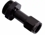 AEROFLOW -6AN HOLLEY CARB INLET 4150 BLACK SWIVEL NUT (PAIR)