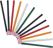 SEWACC 12pcs Fabric Marking Pencils Erasable Sewing Chalk for Accurate Tailoring Visibility Efficient Workflow Sewing and Cutting Tasks