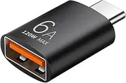 USB to Type C Adapter, Male to USB 3.0 Female Adapters, Portable Type C Converter Compatible with Computer, Car Charger, Hard