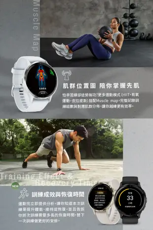 GARMIN Venu 3 GPS 智慧腕運動錶 AMOLED螢幕 悠遊卡 健康手錶 (10折)