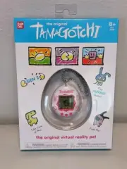 Bandai 2018 The Original Tamagotchi Gen 2 Virtual Reality Pet, White&Pink #42803