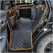 ADCCH Back Rear Bench Mat Waterproof Pet Travel Carrier Hammock Scratchproof Car Rear Back Seat Protector Cat Hammock for Cat Dogs Pet
