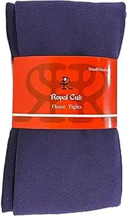 [Royal Cult] Women's Skinny Fit Fleece Tights - Purple - Small/Medium, Purple, Small-Medium