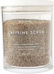Theseeke Caffeine Scrub - Coffee and Lavender Dry Body Scrub, Moisturizing and Exfoliating Body, Face, Hand Scrub, 250g