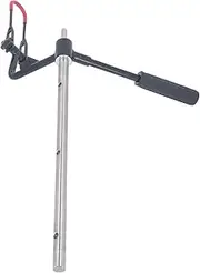 ElgnAura 20 Inch Ice Fishing Extension, Alloy Steel for Ice Auger with Handle and Electric Drill Connector, Ice Auger Bit Extension Bar
