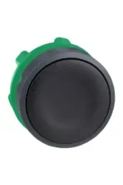 Genuine Schneider Electric- ZB5AA2- Push button Head - Black, plastic, flush