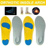 Orthotic Insoles Shoes Insert Pad High Arch Support Plantar Fasciitis Flat Feet