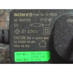 索尼 SONY AC-P5022A 5V 2.2A psp380psp2000 psp3000遊戲機 相機 電源線 插座