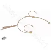 Earhook Headset Microphone for Audio Technica Hirose 4 pin mini XLR Wireless