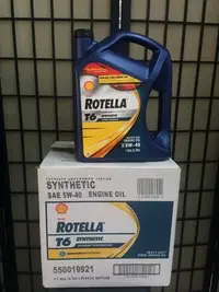 在飛比找Yahoo!奇摩拍賣優惠-【殼牌Shell】ROTELLA T6 5W-40、合成級-