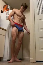 [L280] Male Model Showing Off Body Fine Art Hunky Physique MATTE OR GLOSS OPTION