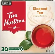 Tim Hortons Steeped Orange Pekoe Tea, Single Serve Keurig K-Cup Pods,30 Ct