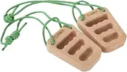 Rock Climbing Hangboard - 2pcs Fingerboard Climbing Board | Grip Strengthener Wood Hangboard Rock Climbing Holds, Sturdy Board for Climbers, Fingerboard Trainer for Hand Grip Strengthener