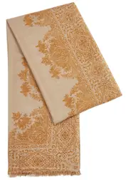 Denis Colomb Summer Shalimar Cashmere and Silk-blend Scarf - Sand One Size