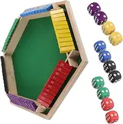 Vaguelly Flop Game Table Folding Table and Chairs De Poker Table Bar Games Drinking Games Black Card Games Foldable Table Adjustable Outdoor Table Poker Mat Card Table Wooden