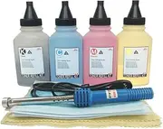 Misee Toner Refill Kit for HP 414A W2020A W2021A W2022A W2023A 414X HP Laserjet Pro MFP M479fdw M479fdn M454dn M454dw 4-Pack (with Tools)