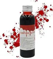 30/60ml Fake Blood - Realistic Stage Blood for Costume Cosplay Makeup | Makeup Faux Blood for Halloween Dress Up Zombie, Vampire, Monsters Strop-au