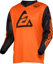 [Answer Racing] Answer Arkon Bold Motocross Jersey, black-orange, Size S for Men Black Orange