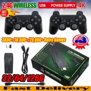 Retro Game Console 4K TV Classical Game Stick HDMI Built-in 10000+ Gamepad GiRO