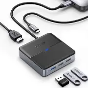 USB C Hub ORICO 5 in 1 USB C Docking Station with 4K HDMI 60W PD Charging USB...