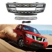 Sport Front Bumper Grille fits for Nissan Frontier 2009-2016 With Letter W/Light