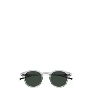 Gucci Eyewear Low Nose Bridge Fit Round Sunglasses 49 grey