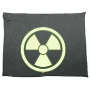 Radioactive Glow In The Dark - Funny Novelty Soft Sport Microfiber Towel