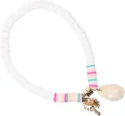 Holibanna White Shell Coconut Tree Anklet for Women Beach Jewelry Anklet Matching for Women