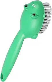 HAWILLOSCH Multifunctional Soft Bristle Shoe Cleaning Brush Ergonomic Design for Gentle and Cleaning of Shoes and Boots for Household Use Stylish Frog Shape Wall Mounted