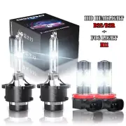 For Nissan Murano 2003-14 D2S Xenon HID Headlights Low Beam+H11 Fog Bulbs