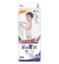 在飛比找樂天市場購物網優惠-日本大王 GOO.N 境內版奢華肌黏貼型紙尿褲 XL 36片