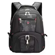 Waterproof Men Backpack 17 Inch Laptop Backpack School Travel Bag Swiss Style Large Capacity Male Business Backpack