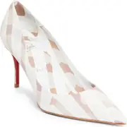Christian Louboutin Miss Z Pointed Toe Pump in Multi Leche at Nordstrom, Size 8Us