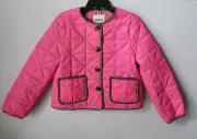 Boden Women's Highbury Casual Quilted Jacket Sorbet Pink NWT Size 4