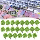 20X Scale Trees for model train sand table roadway architecture scenery