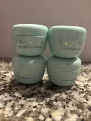 Tatcha The Water Cream Moisturizer 0.34 oz /10mL each Travel Size X4 NEW