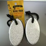 Bathing Tools for the Manly Man Callus Grinding Pumice Stone Lot of Two