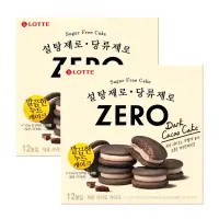 在飛比找蝦皮購物優惠-Lotte 樂天 Zero巧克力夾心蛋糕