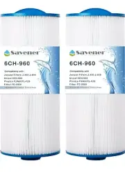 Spa Filter 6CH-960 Replaces Jacuzzi Filters J-300 J-400,Unicel 6CH-960,...