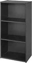 IRIS OHYAMA 3-Tier Heavy Duty Color Box, Modern Tiered Shelf, 3 Shelves, Living Room Storage Box, 16.3 x 11.4 x 34.6 inches, 176.4 lbs Capacity